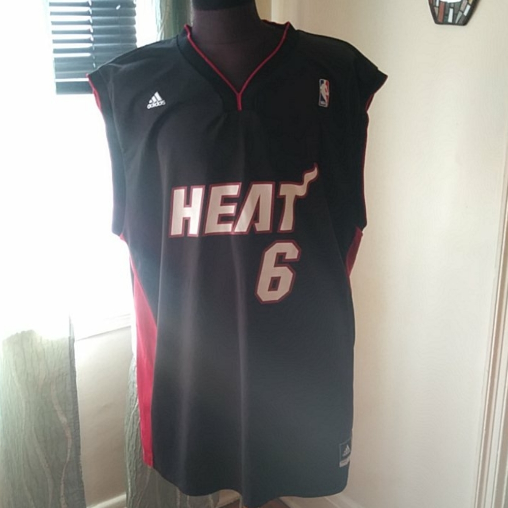 HEAT ADIDAS NBA JAMES 6 JERSEY